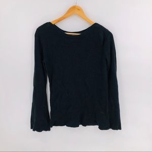 Old Navy Bell Sleeve Black Sweater